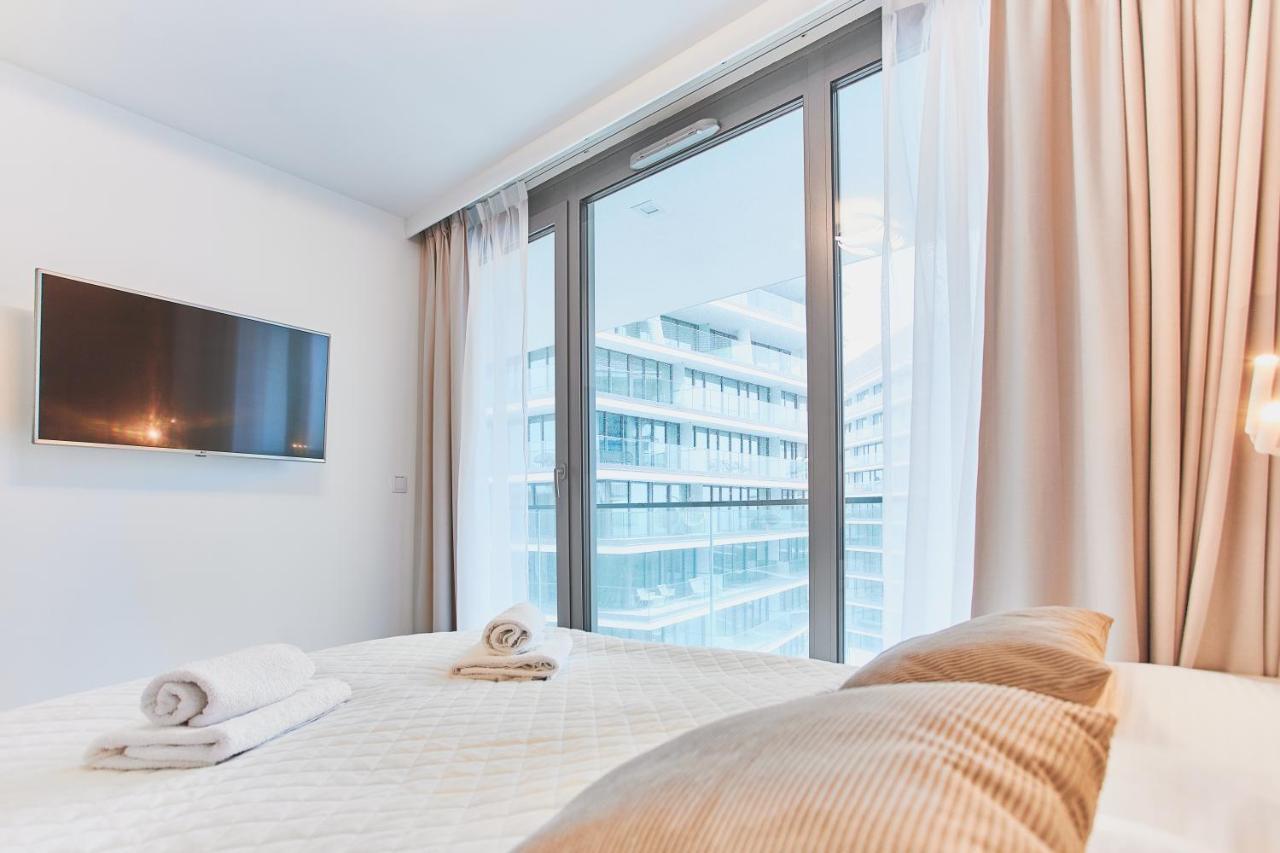 Wave Family Apartment - Sea View Мендзиздрое Екстериор снимка