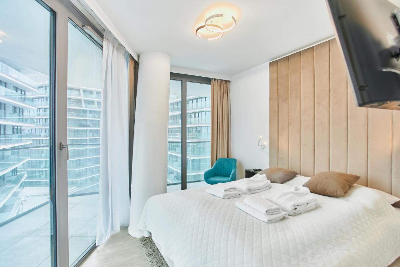Wave Family Apartment - Sea View Мендзиздрое Екстериор снимка
