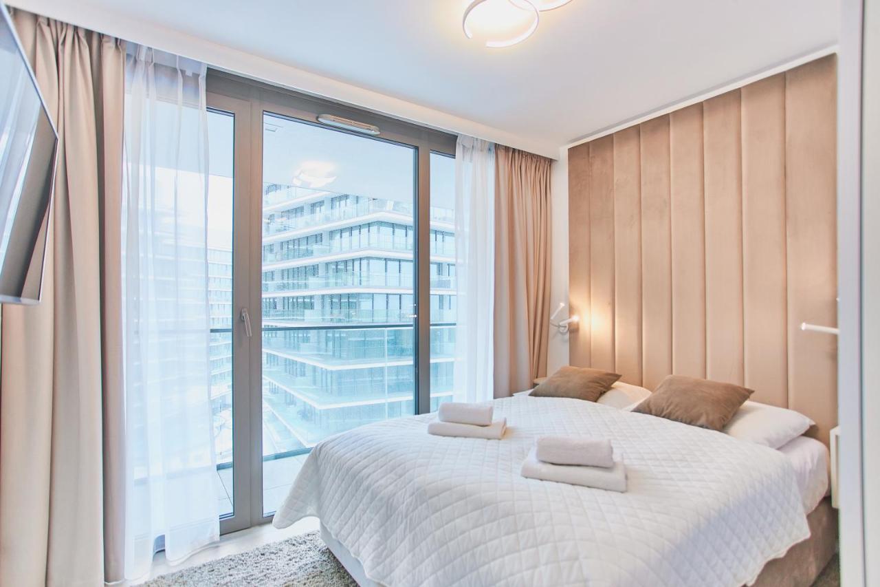 Wave Family Apartment - Sea View Мендзиздрое Екстериор снимка